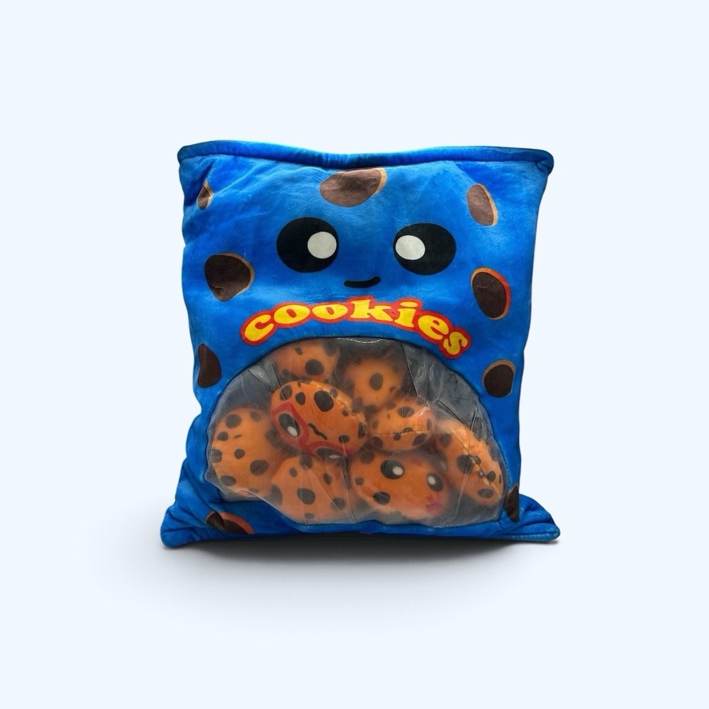 Plushies Doll a Bag of Cookie Toy Stuffed Soft Snack Pillow Plush Yummy Food Toy